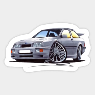 Ford Sierra Cosworth Grey Sticker